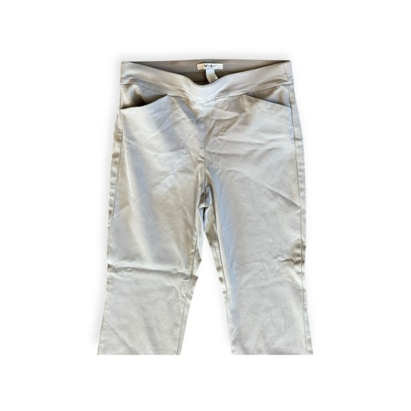 WHBM gray pants stretch skinny ankle Size medium - Picture 2 of 9